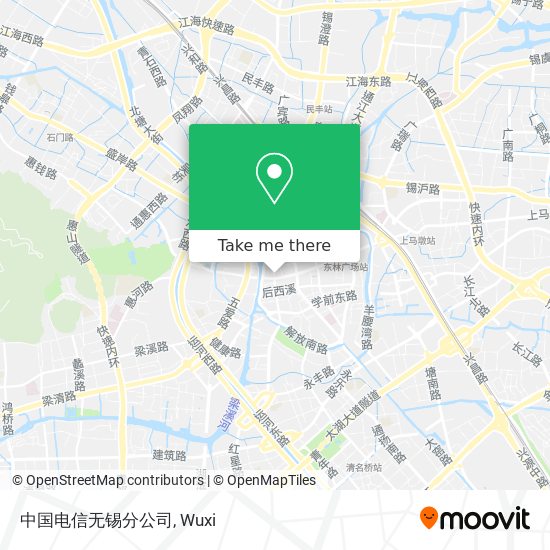 中国电信无锡分公司 map