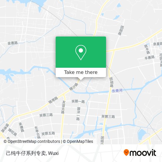己纯牛仔系列专卖 map