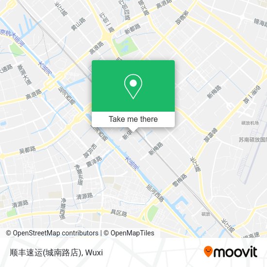 顺丰速运(城南路店) map