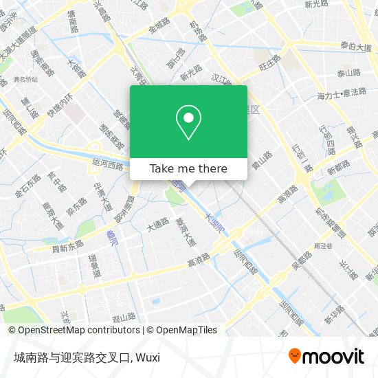 城南路与迎宾路交叉口 map