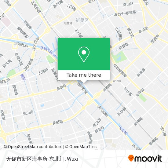 无锡市新区海事所-东北门 map