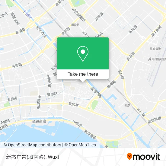 新杰广告(城南路) map