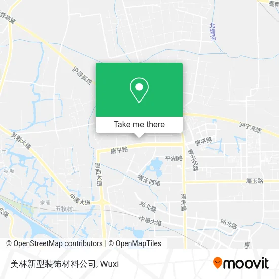 美林新型装饰材料公司 map