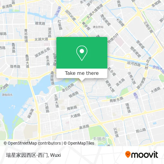 瑞星家园西区-西门 map