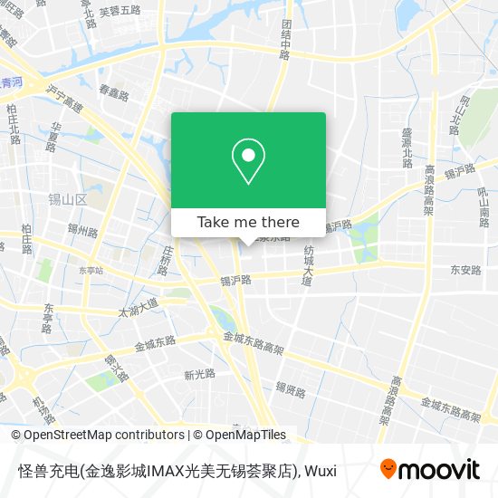 怪兽充电(金逸影城IMAX光美无锡荟聚店) map