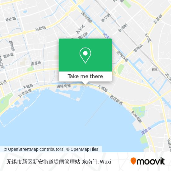 无锡市新区新安街道堤闸管理站-东南门 map
