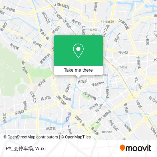 P社会停车场 map