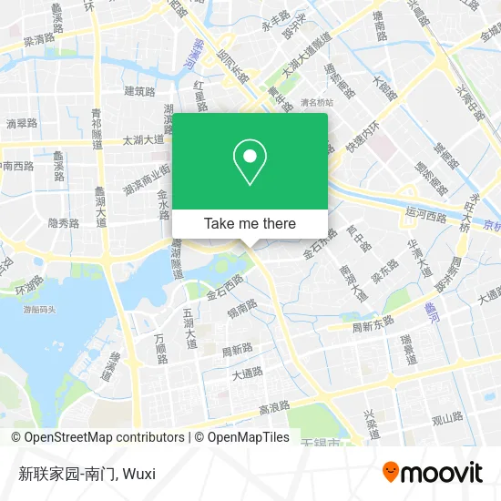 新联家园-南门 map