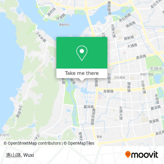 惠山路 map