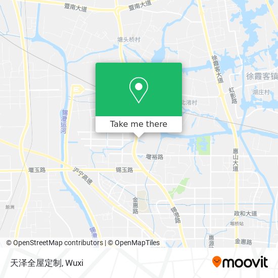 天泽全屋定制 map