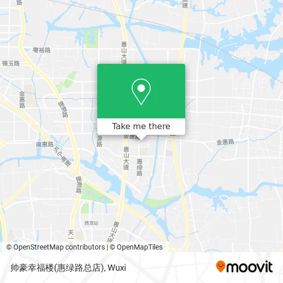 帅豪幸福楼(惠绿路总店) map
