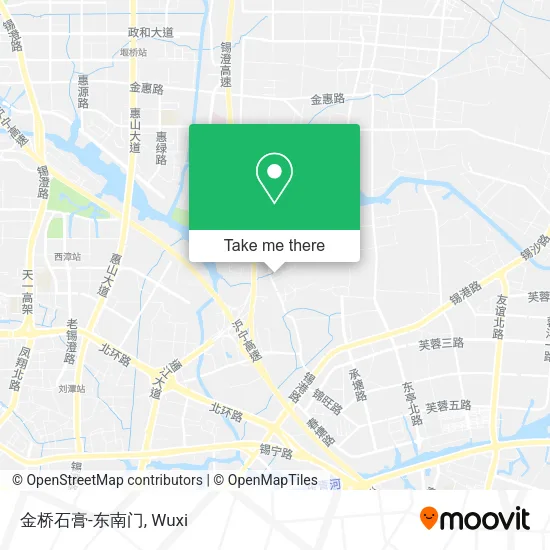金桥石膏-东南门 map