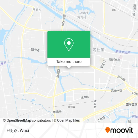 正明路 map