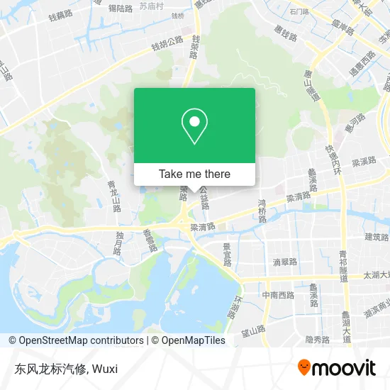 东风龙标汽修 map