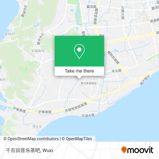 千百回音乐茶吧 map
