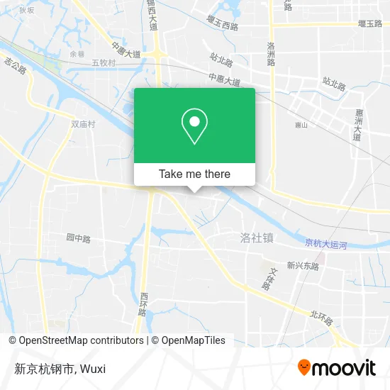 新京杭钢市 map