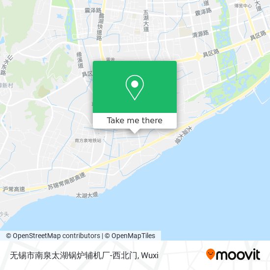 无锡市南泉太湖锅炉辅机厂-西北门 map