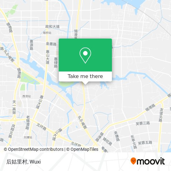 后姑里村 map