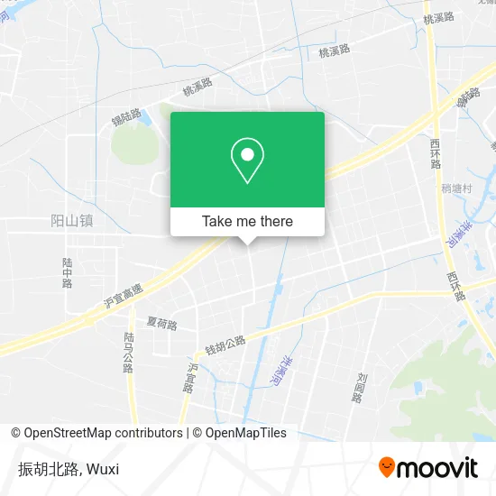 振胡北路 map