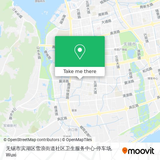 无锡市滨湖区雪浪街道社区卫生服务中心-停车场 map