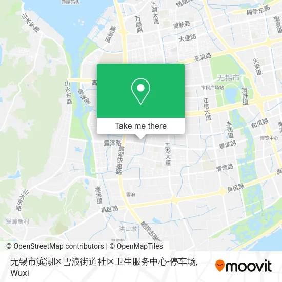 无锡市滨湖区雪浪街道社区卫生服务中心-停车场 map