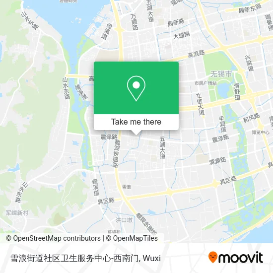 雪浪街道社区卫生服务中心-西南门 map