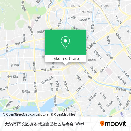 无锡市南长区扬名街道金星社区居委会 map