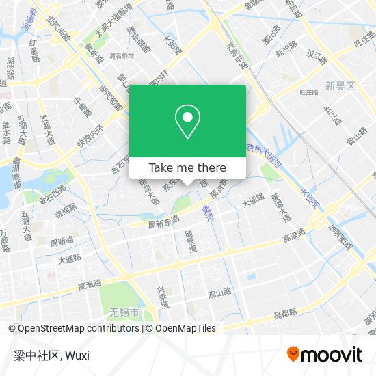 梁中社区 map