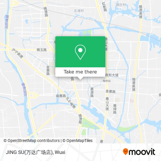 JING SU(万达广场店) map