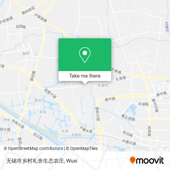 无锡市乡村礼舍生态农庄 map