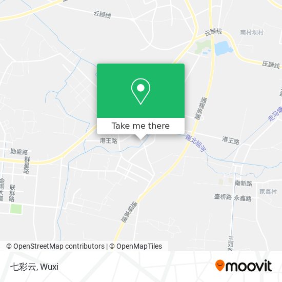七彩云 map