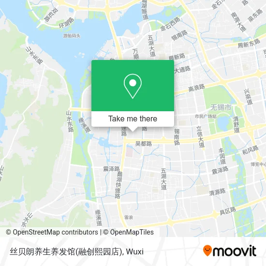 丝贝朗养生养发馆(融创熙园店) map