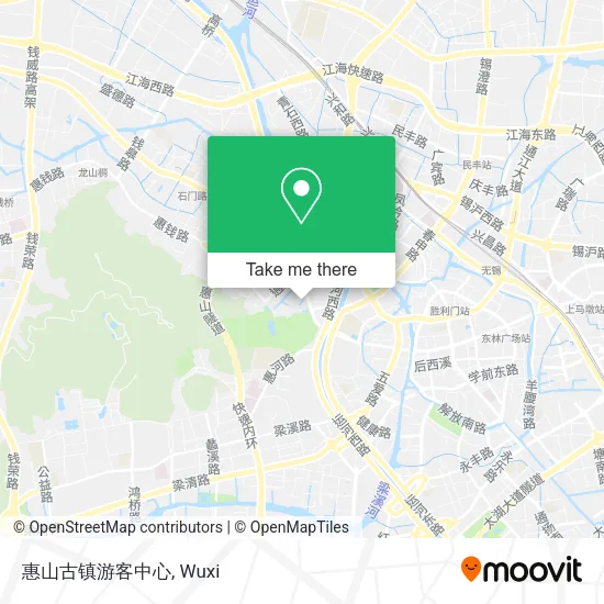 惠山古镇游客中心 map