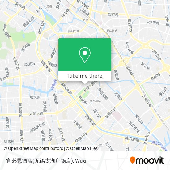 宜必思酒店(无锡太湖广场店) map