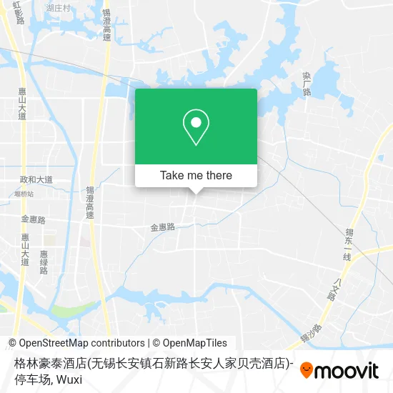 格林豪泰酒店(无锡长安镇石新路长安人家贝壳酒店)-停车场 map