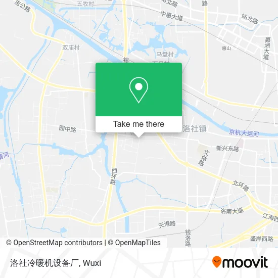 洛社冷暖机设备厂 map