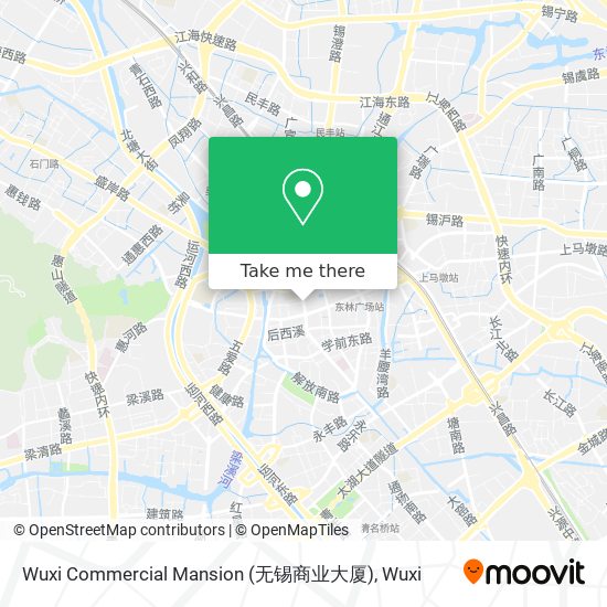 Wuxi Commercial Mansion (无锡商业大厦) map