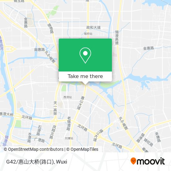 G42/惠山大桥(路口) map