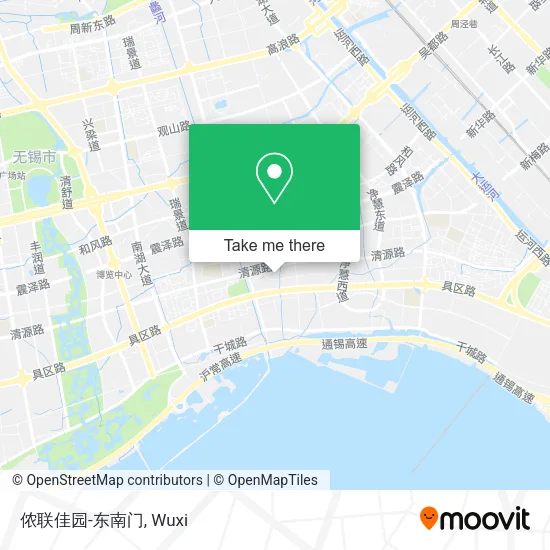 侬联佳园-东南门 map