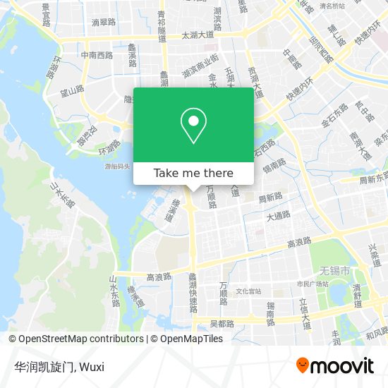 华润凯旋门 map