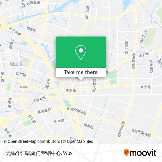无锡华润凯旋门营销中心 map