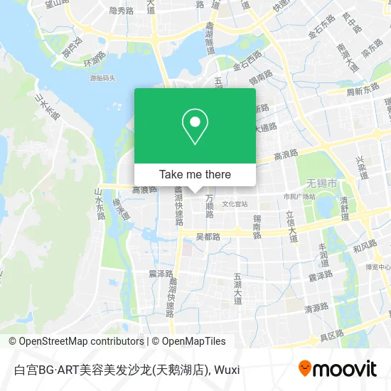 白宫BG·ART美容美发沙龙(天鹅湖店) map