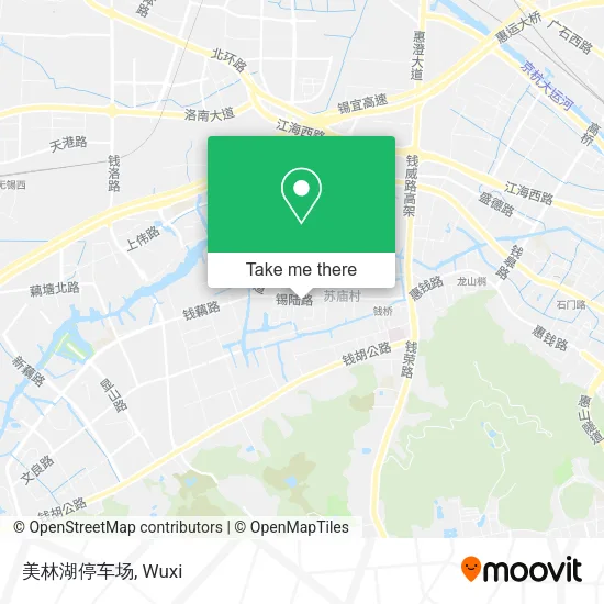 美林湖停车场 map