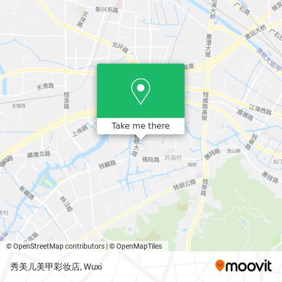秀美儿美甲彩妆店 map