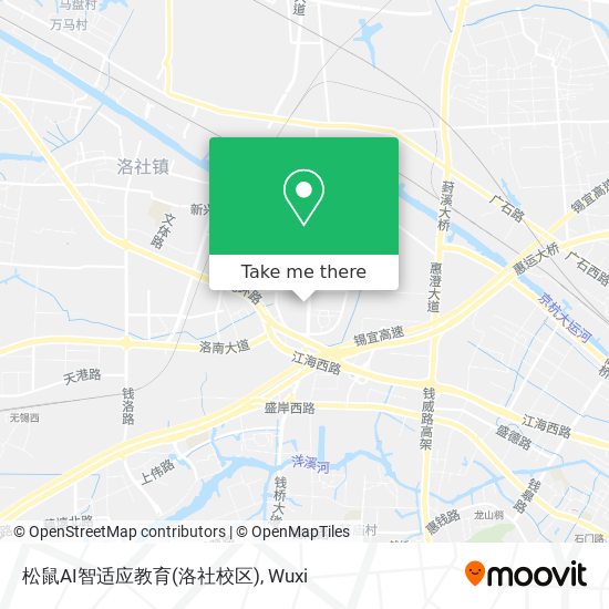 松鼠AI智适应教育(洛社校区) map