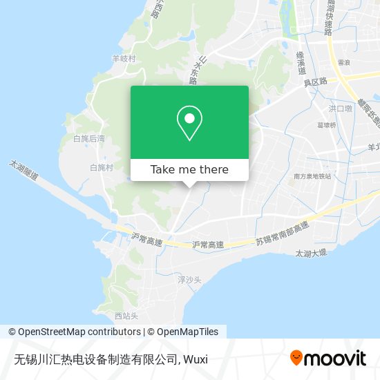 无锡川汇热电设备制造有限公司 map
