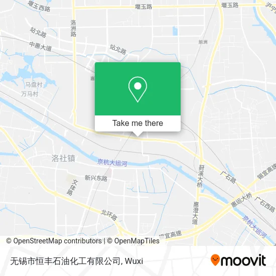 无锡市恒丰石油化工有限公司 map