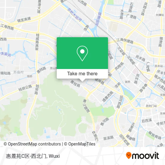 惠麓苑C区-西北门 map