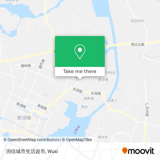润信城市生活超市 map
