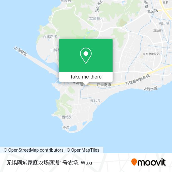 无锡阿斌家庭农场滨湖1号农场 map